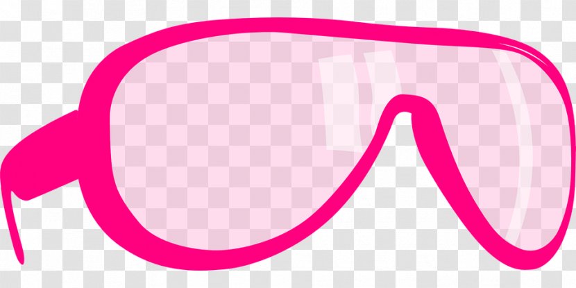 Glasses Goggles Pink Clip Art - Vision Care Transparent PNG