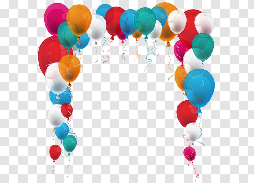 Balloon Arch Clip Art - Birthday Transparent PNG