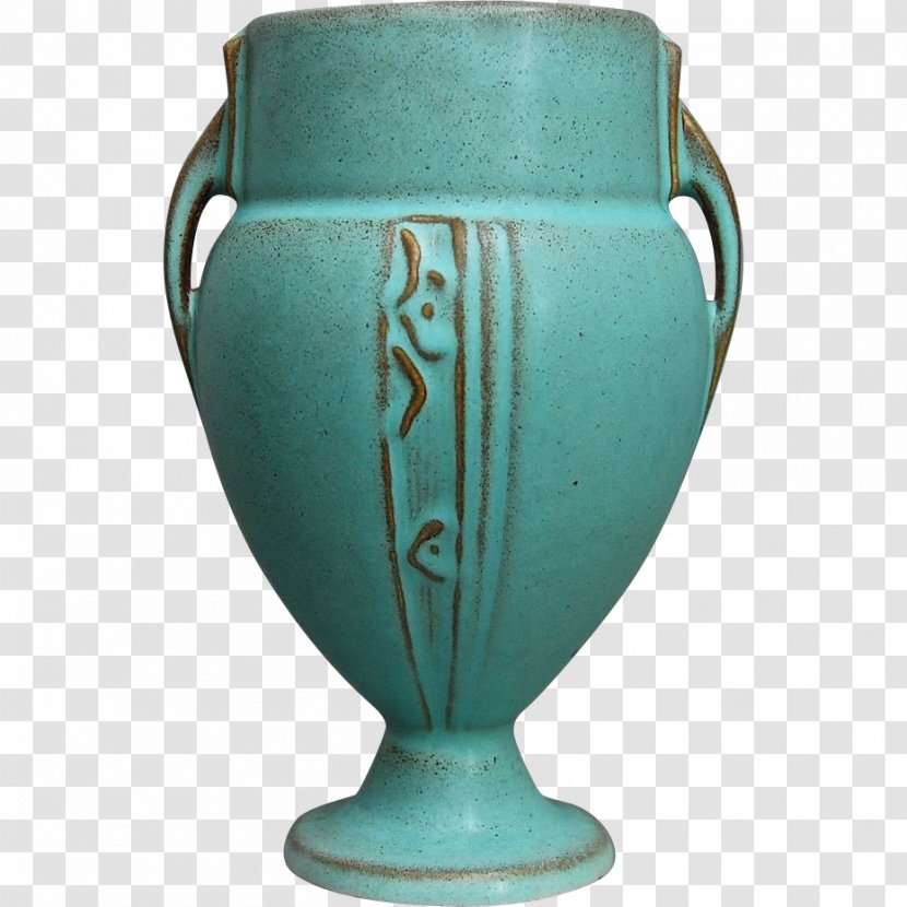 Roseville Pottery Vase Ceramic Porcelain - Craft - Deco Transparent PNG