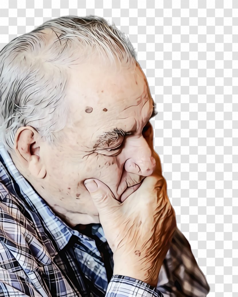 Old People - Forehead - Gesture Wrinkle Transparent PNG