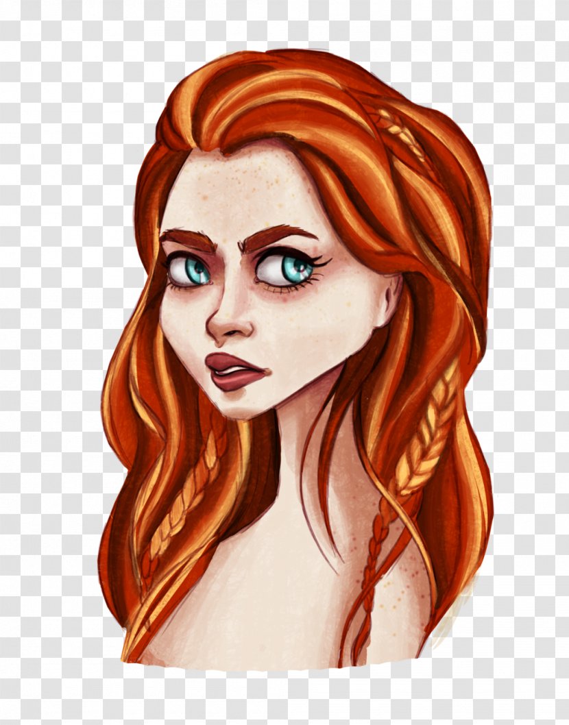 League Of Legends Red Hair Coloring Human Color Ahri - Flower - Rose Leslie Transparent PNG