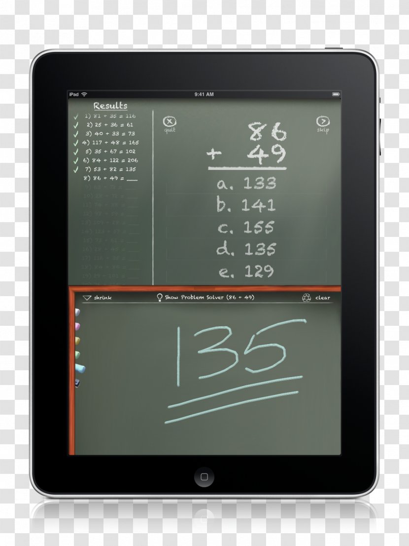 Mathematics Handheld Devices Learning Number Transparent PNG