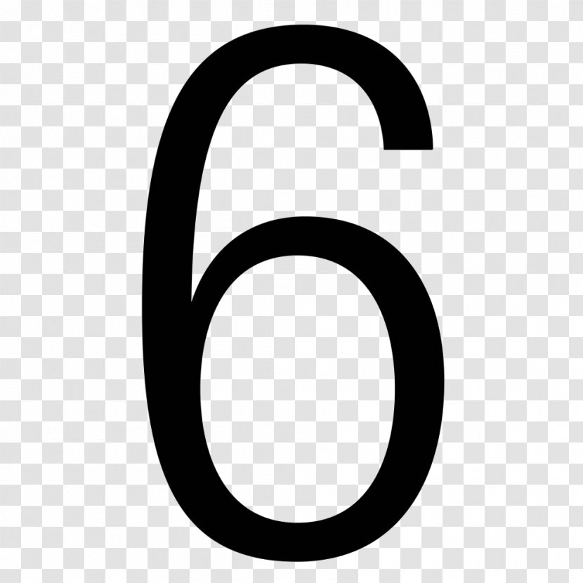 Number Clip Art Black White - And Transparent PNG