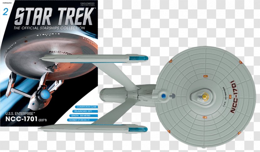 Starship Enterprise Star Trek USS (NCC-1701) Borg - Hardware - Science Fiction Transparent PNG