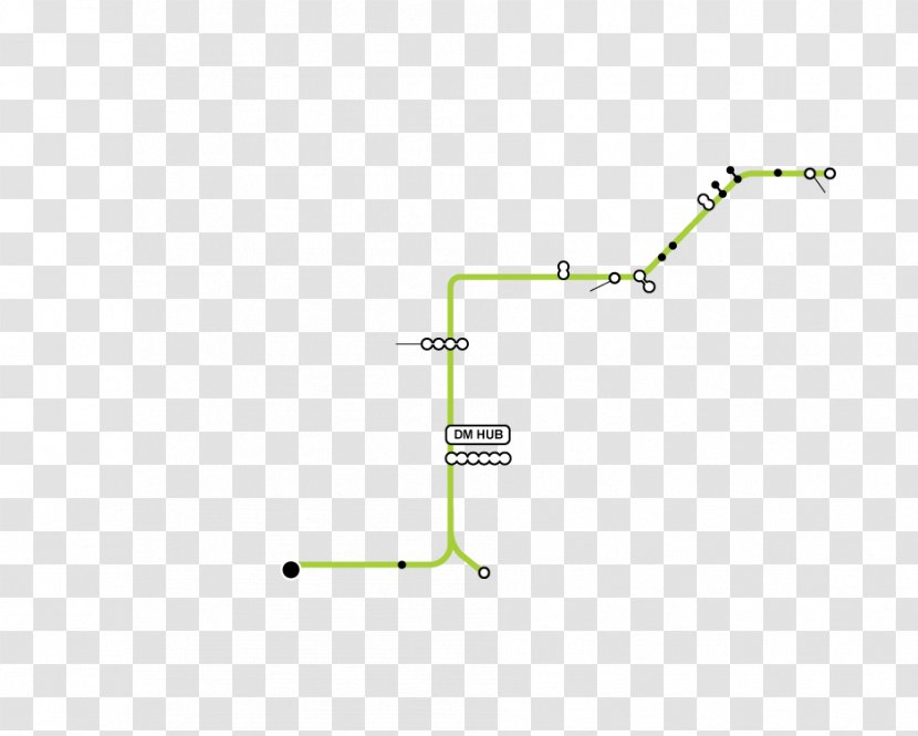 Line Point Green - Digital Marketing Map Transparent PNG