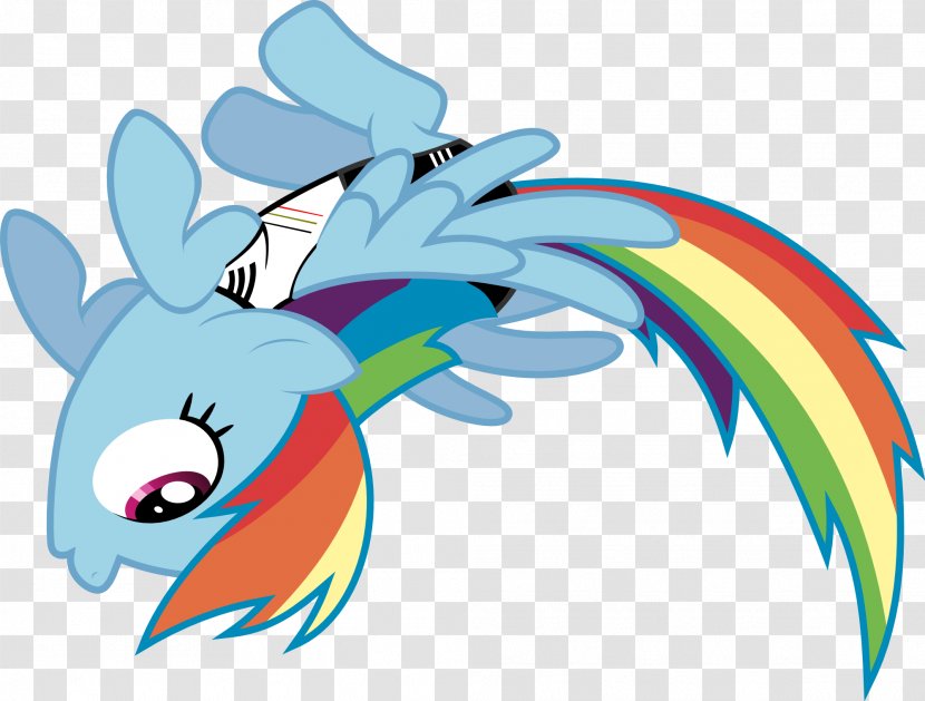 Rainbow Dash My Little Pony Derpy Hooves - Vertebrate Transparent PNG