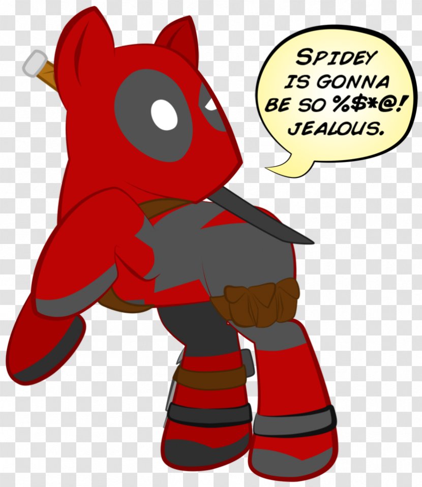 Pinkie Pie Deadpool My Little Pony Fourth Wall - Fiction Transparent PNG