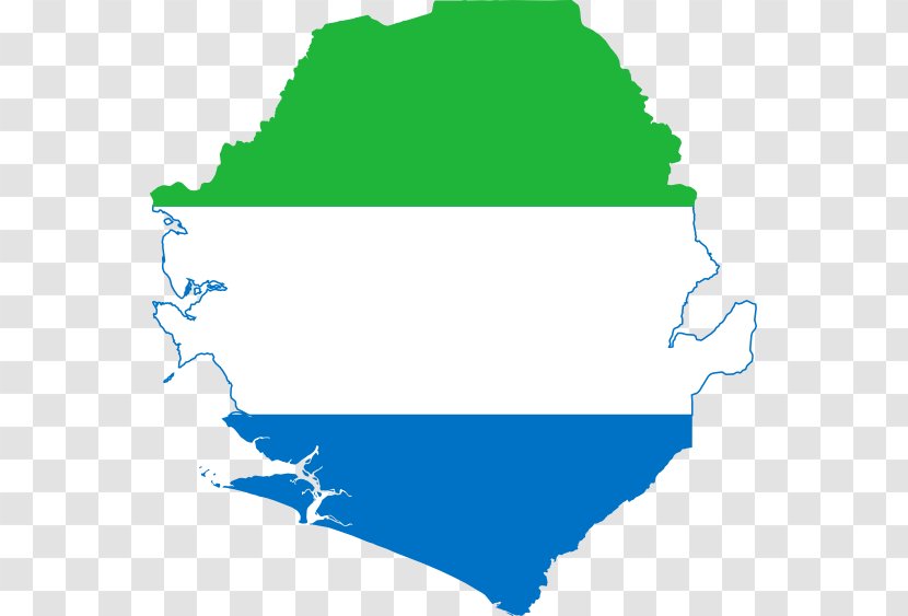 Flag Of Sierra Leone Map National - Area - Leon Transparent PNG