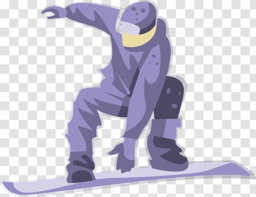 Snowboarding Euclidean Vector Illustration - Heart - Skateboard Transparent PNG