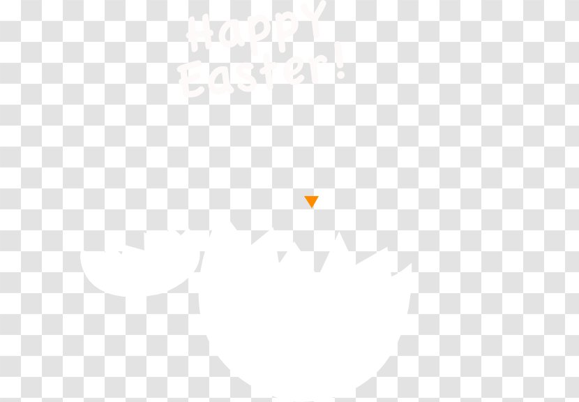 Line Logo Point Angle Font - Orange - Easter Chicken Transparent PNG