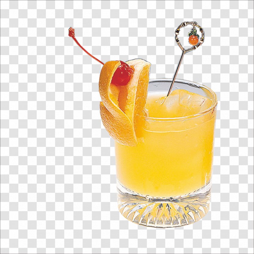 Ice Cream Orange Juice Tea Lemonade - Cartoon Transparent PNG