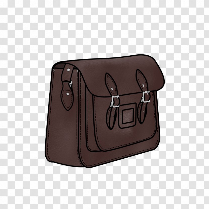 Bag Leather Brand - Brown Transparent PNG