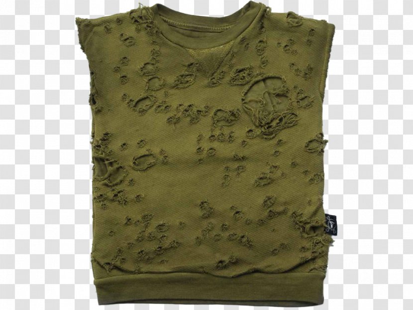 Gilets Khaki Camouflage Sleeve - Torn Shirt Transparent PNG