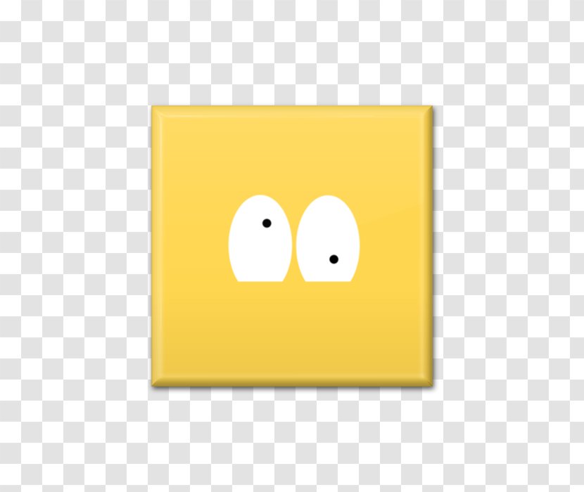 Yellow Rectangle Font - Smiley Transparent PNG