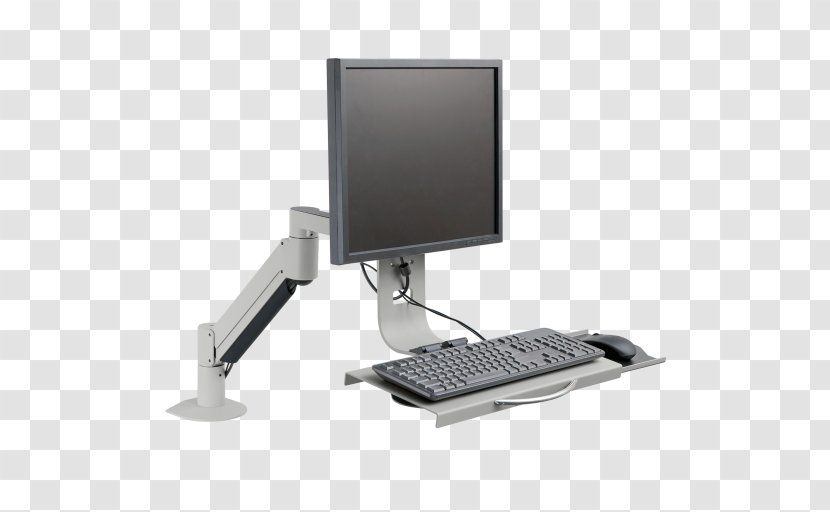 Computer Keyboard Monitors Sit-stand Desk Mouse Tray Transparent PNG