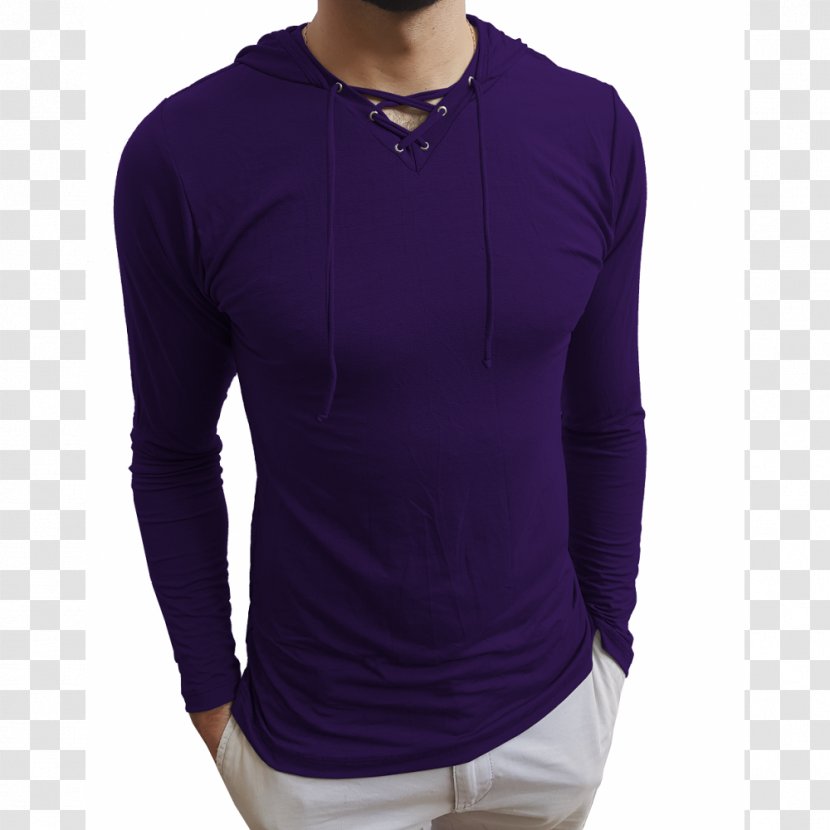 T-shirt Sleeve Hoodie Blouse - Shoulder Transparent PNG