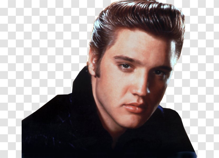 Elvis Presley Hairstyle Pompadour 1950s Rockabilly - Cartoon Transparent PNG