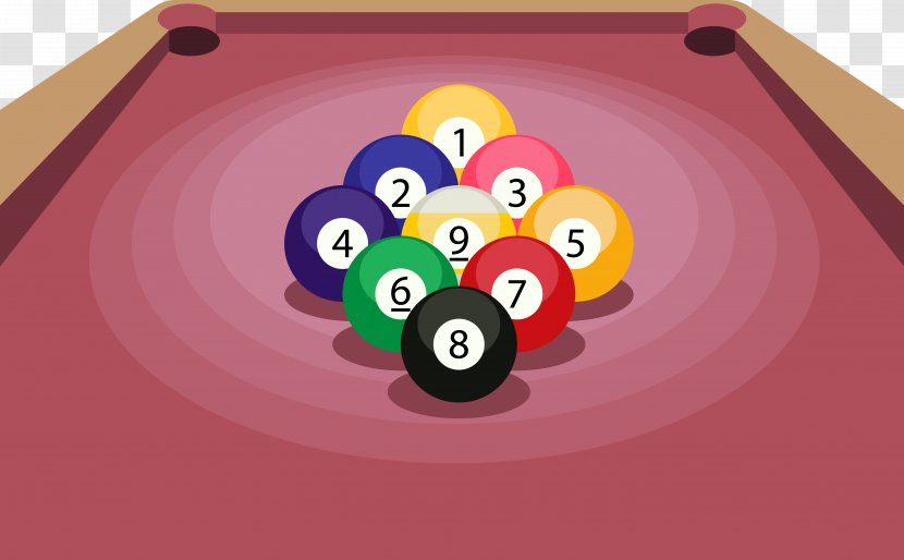 English Billiards Nine-ball Billiard Ball Eight-ball - Eightball - Position Transparent PNG