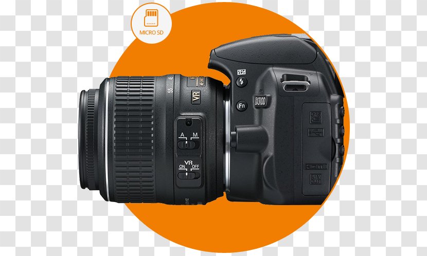 Nikon D3100 D5100 D3000 Digital SLR - Singlelens Reflex Camera - Walmart Drones Transparent PNG
