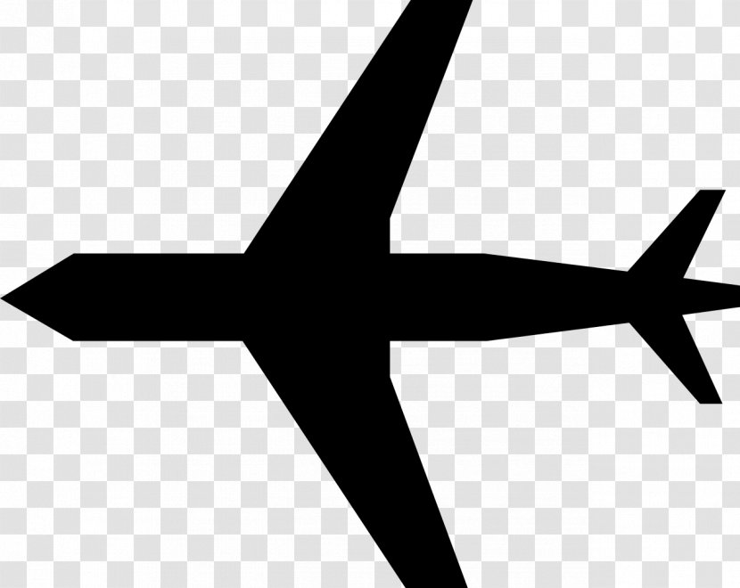 Airplane Wing Line Angle Clip Art - Aircraft Transparent PNG