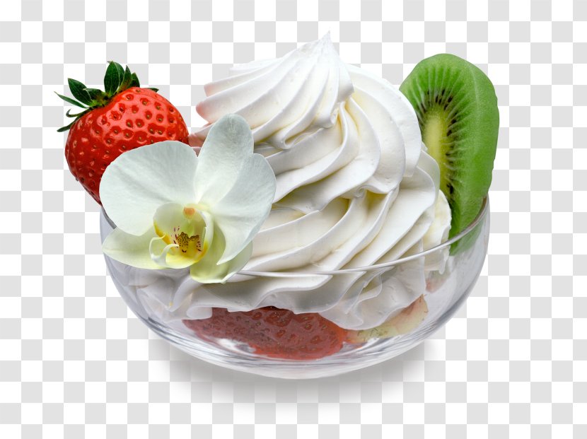 Frozen Yogurt Ice Cream Sundae Chantilly Transparent PNG