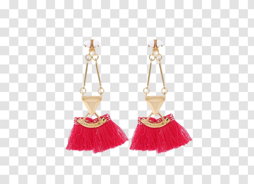 Earring Charms & Pendants Fashion Tassel Bijou - Pink - Jewellery Transparent PNG