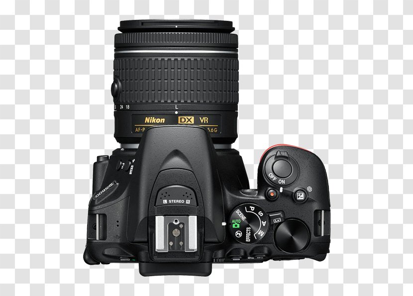 AF-S DX Nikkor 18-140mm F/3.5-5.6G ED VR Digital SLR Nikon Format D5600 24.2 MP - Cameras - BlackAF-P 18-55mm LensCamera Transparent PNG
