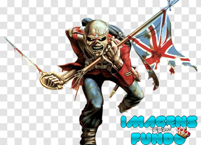 The Trooper (Live Long Beach Arena) Iron Maiden Piece Of Mind Eddie - Caveira Transparent PNG