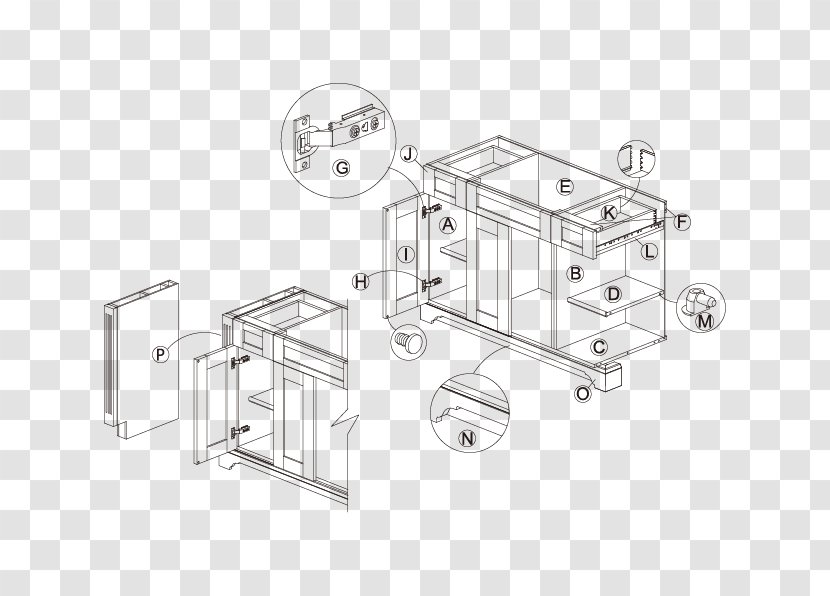 Door Handle Engineering Technology Line Art Transparent PNG