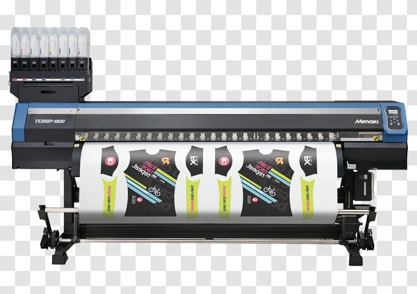 Dye-sublimation Printer Digital Textile Printing - Flex Machine Transparent PNG