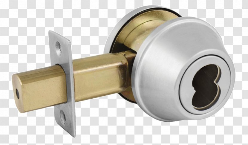 Dead Bolt Master Lock Door Handle Lockset - Cylinder - Single Transparent PNG