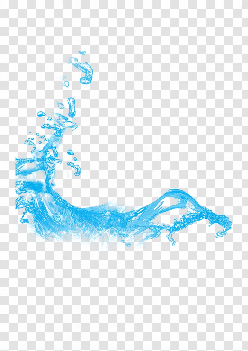 Drop Water Aerosol Spray - Blue - Drops Of Droplets Transparent PNG