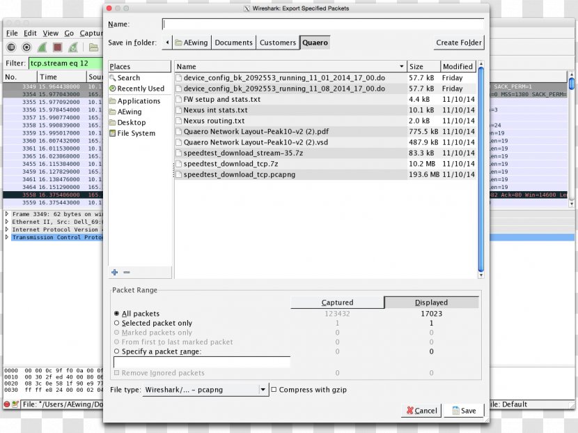 Computer Software Wireshark Speedtest.net Download Transmission Control Protocol - Technology - TXT File Transparent PNG