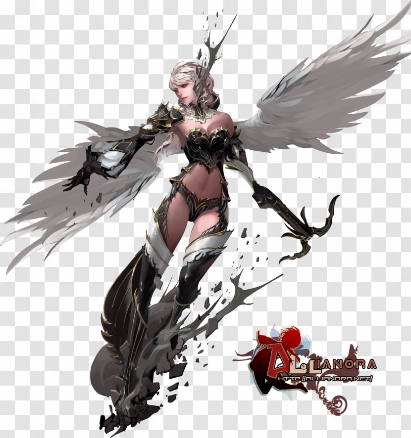 Lineage II Perfect World Rendering Video Game - Watercolor - Final Fantasy Transparent PNG