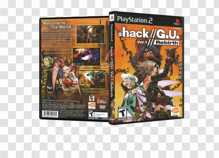 PlayStation 2 .hack//G.U. Vol.1//Rebirth The Wicked Lady Video Game PC - Silhouette - Box Pattern Transparent PNG