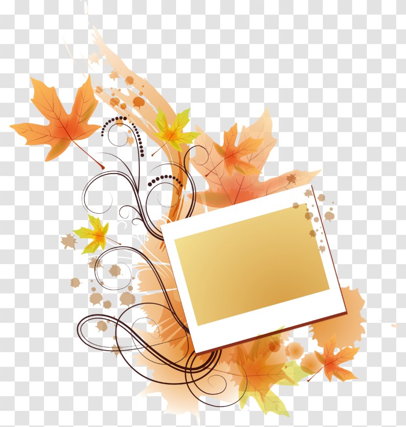 Flower Orange Yellow - Paper - Maple Leaf Transparent PNG