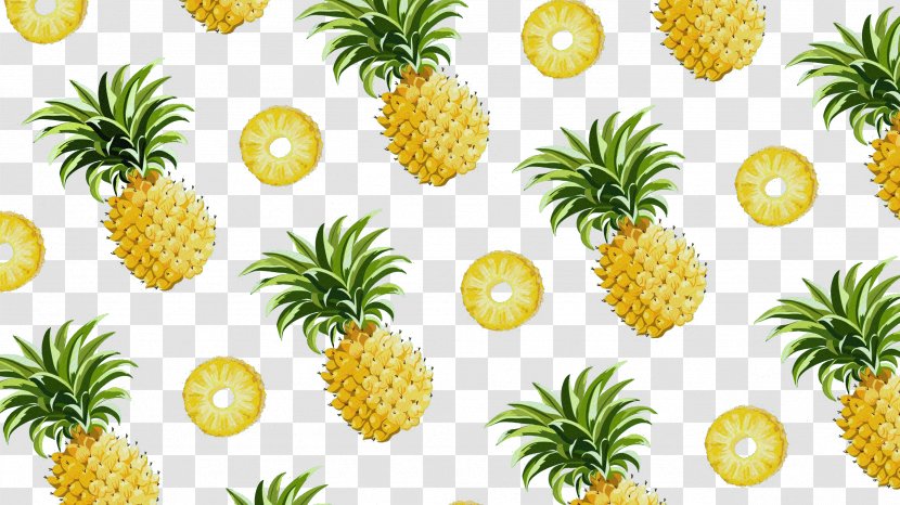 Pineapple Cake Bun Fruit - Plant - Hand-painted Background Transparent PNG