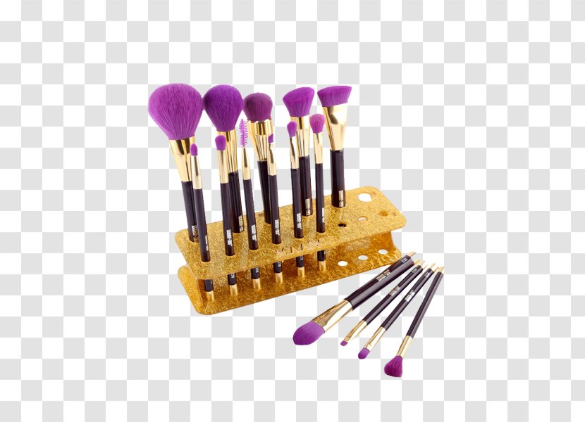 Mouthwash Makeup Brush Cosmetics Make-up - Brushes - Golden Transparent PNG