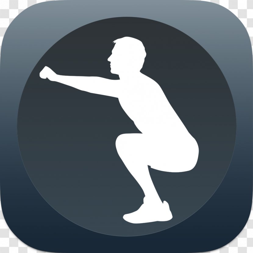 IPod Touch Apple TV App Store - Silhouette - Squatting Transparent PNG
