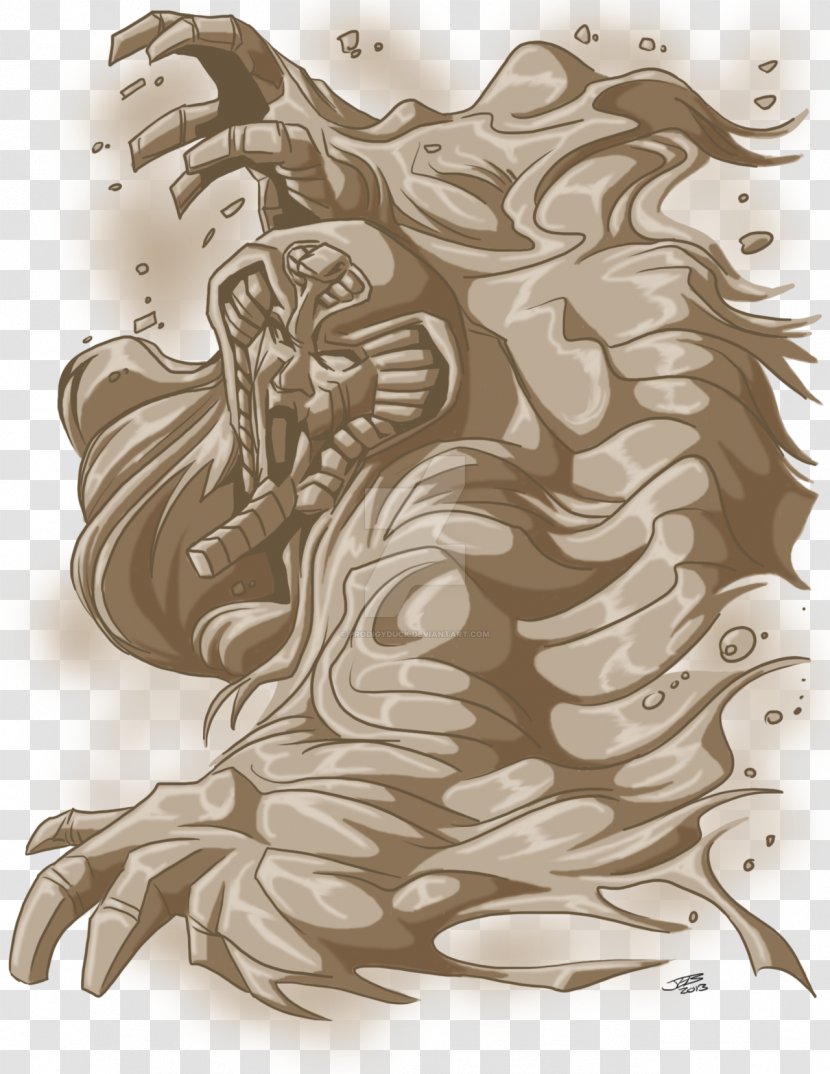 Visual Arts Golem Drawing - Monster - Sand Transparent PNG