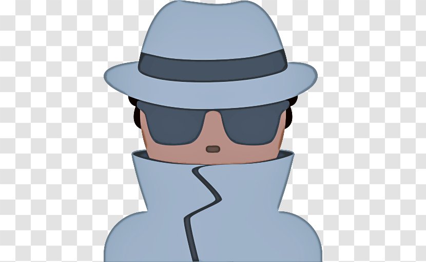 Sunglasses Emoji - Costume Bowler Hat Transparent PNG