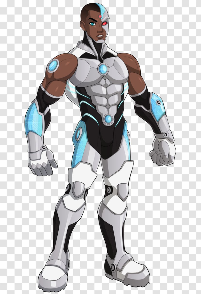 Cyborg Beast Boy Raven Hank Henshaw Superhero - Action Figure Transparent PNG