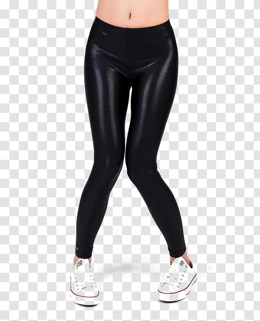 Leggings Pants Waist Tights Clothing - Silhouette - Black Glitter Transparent PNG