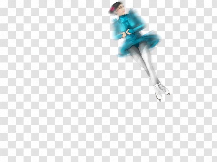 Figure Skating Pairs Mixed Sport Moves In The Field Death Spiral - Ice Skates Transparent PNG