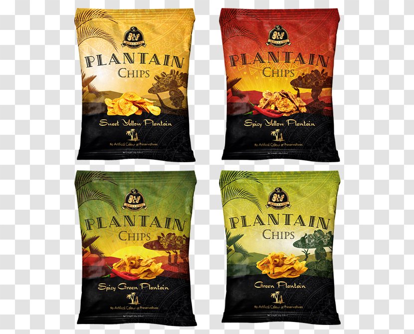 Cooking Banana Flavor Snack Potato Chip Food - Brand - Plantain Chips Transparent PNG