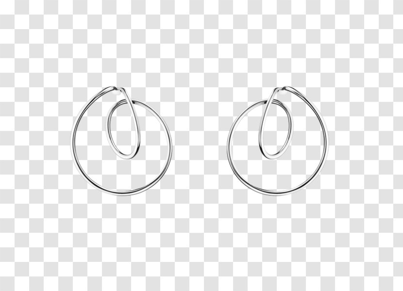Earring Silver Body Jewellery Product Design - Material Transparent PNG