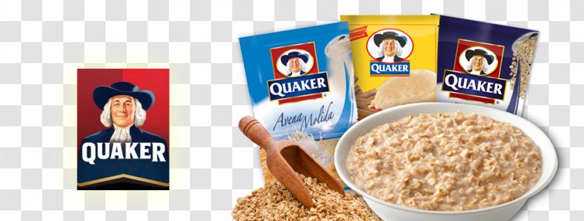 Breakfast Cereal Quaker Instant Oatmeal Oats Company - Ingredient - Avena Transparent PNG