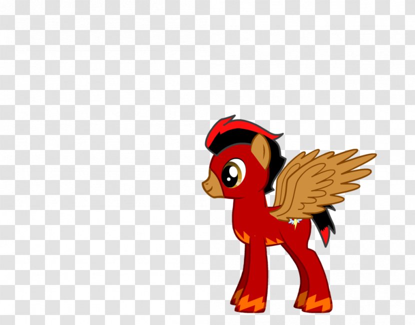 Rooster Rainbow Dash Pony Horse - Bird Transparent PNG