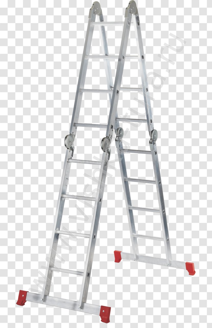 Ladder Stairs Aluminium Scaffolding Trabattello Transparent PNG