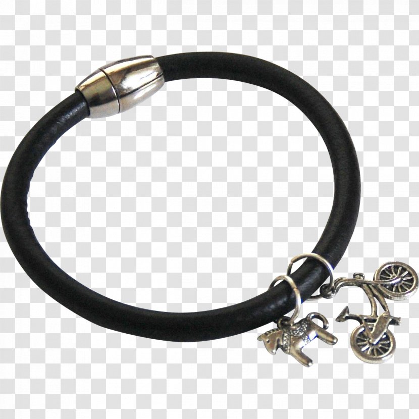 Bracelet Body Jewellery Silver Leather Transparent PNG